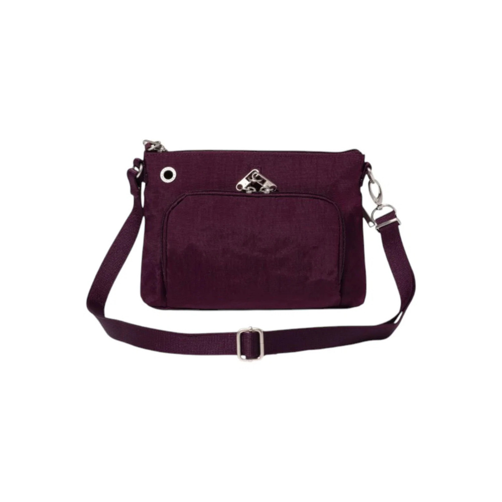 Baggallini Securtex Anti-Theft Memento Crossbody Mulberry - Picture 3 of 3